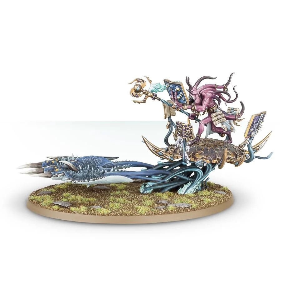 Купить Fateskimmer Herald Of Tzeentch On Burning Chariot Burning Chariot Of Tzeentch 0102