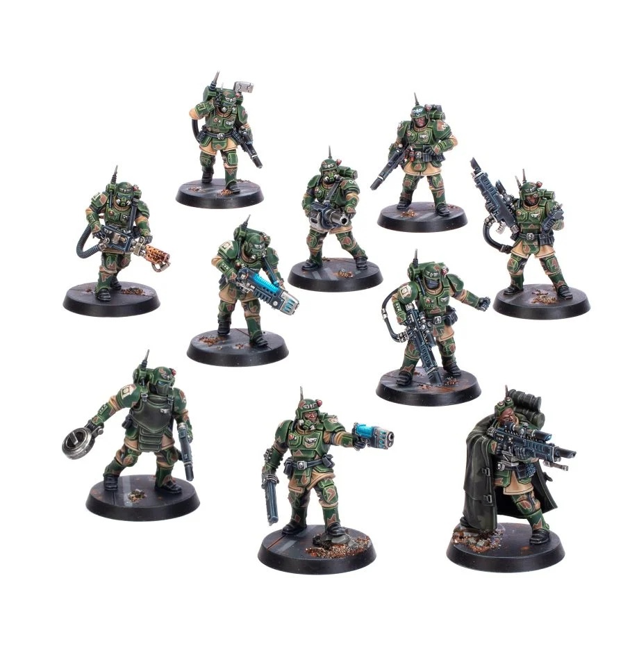 Купить Kasrkin Kill Team в литейной мастерской Webway