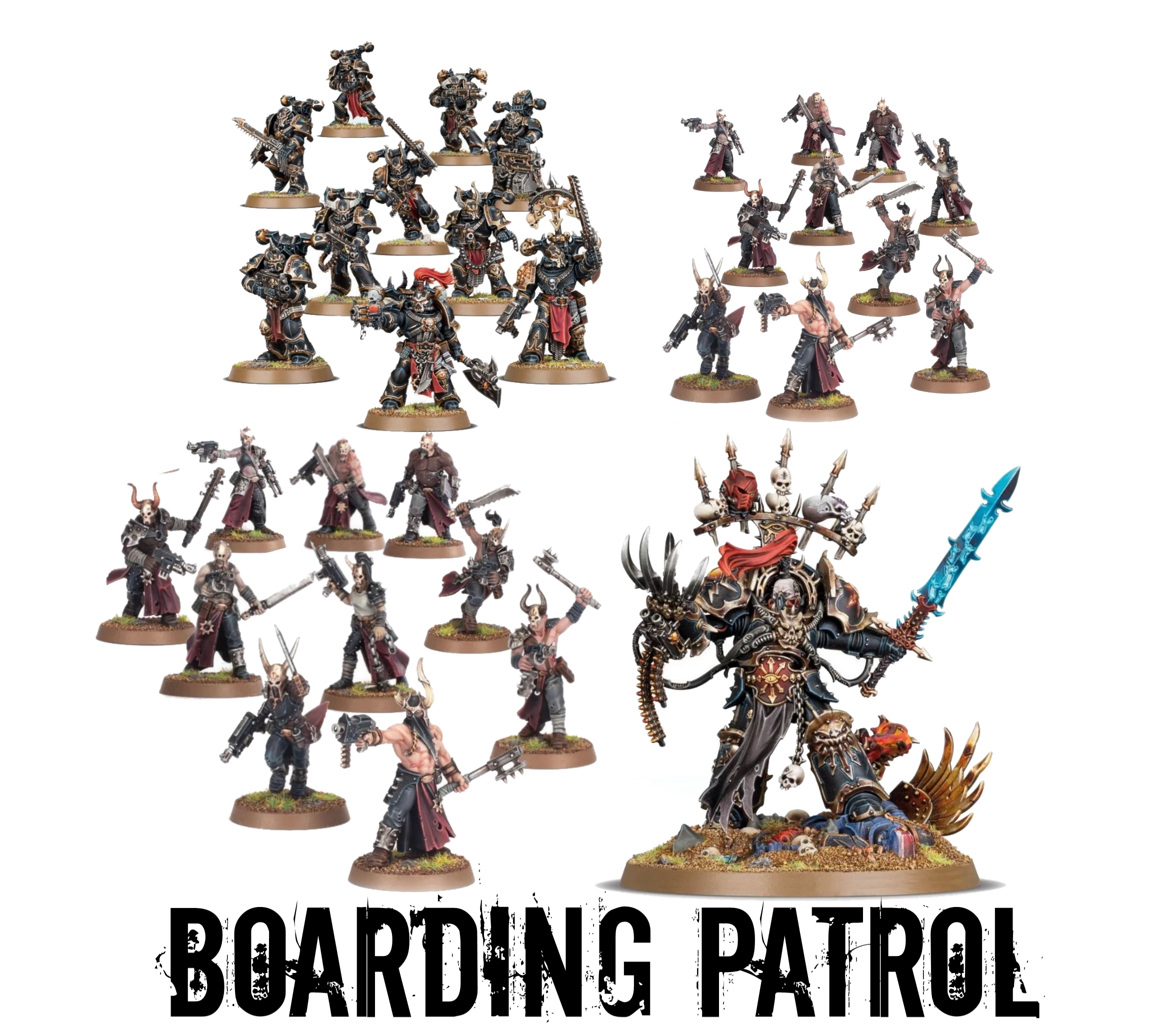 Купить (Starter Set) Boarding Patrol - Chaos Space Marines в литейной  мастерской Webway