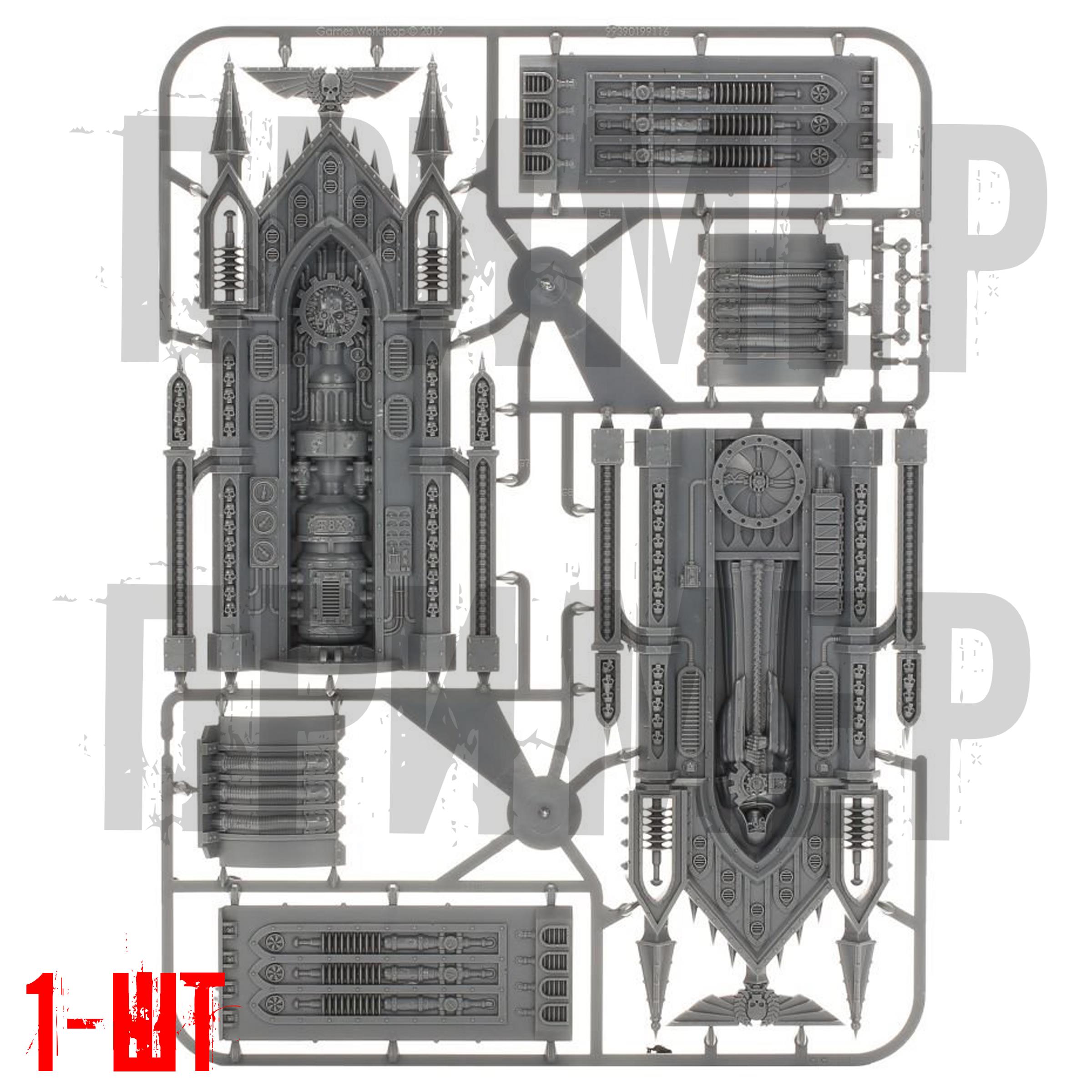 Купить Battlezone Manufactorum - Vertigus - Auto-choral Transmitter (1  литник) в литейной мастерской Webway