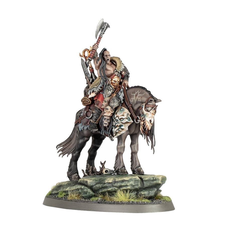 Darkoath Chieftain on Warsteed в литейной мастерской Webway